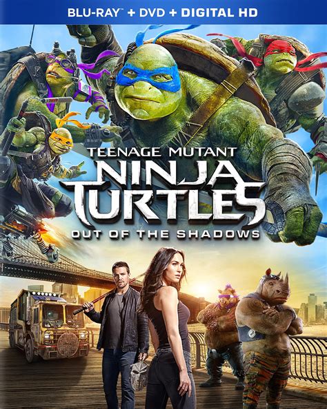 teenage mutant ninja turtles 2 out of the shadows dvd release date september 20 2016