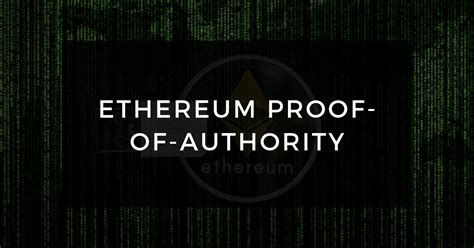 Proof of authority was first proposed in 2015 by dr. Why Ethereum Proof-of-Authority (PoA) don't have Gas? | by ...