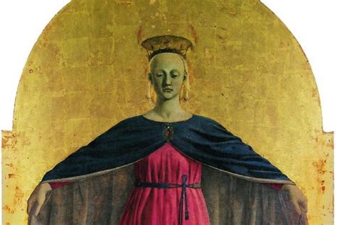 La Madonna Della Misericordia Di Piero Della Francesca Sala Alessi Di