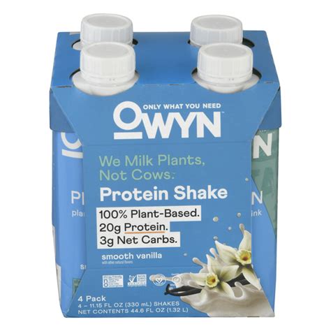 Save On Owyn Plant Based Protein Shake Smooth Vanilla Pk Order