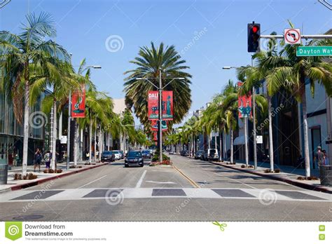 Beverly Hills On Rodeo Drive Editorial Photo Image Of Vacation