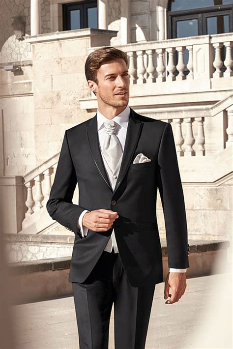 Timeless Black 3 Piece Wedding Suit Tom Murphys Formal And Menswear