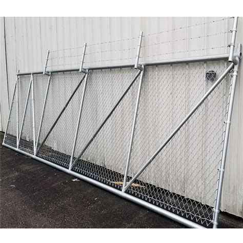 Hoover Fence Chain Link Fence Steel Cantilever Slide Gates Chain Link