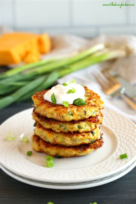 Cheesy Leftover Mashed Potato Pancakes The Busy Baker