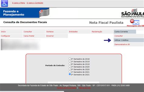 Como Consultar O Saldo Da Nota Fiscal Paulista Pelo Cpf Templates