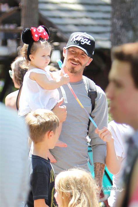 The Beckhams at Disneyland with family - The Beckhams Photo (31257681