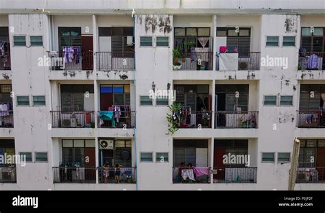 Bangkok Thailand Apr 20 2018 Old Apartment At Silom District In