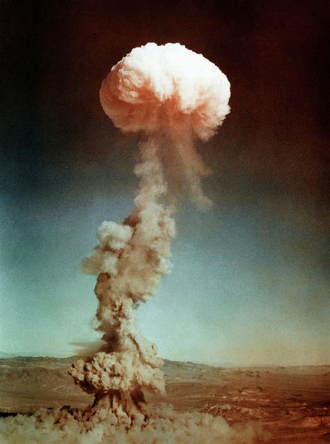 Atomic Bomb Explosion Photograph By Us Department Of