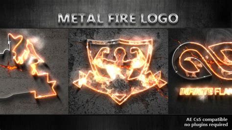 metal fire logo  videohive  effects projects