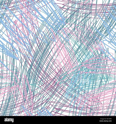 Abstract Line Vector Seamless Pattern Chaotic Lines Background Use It