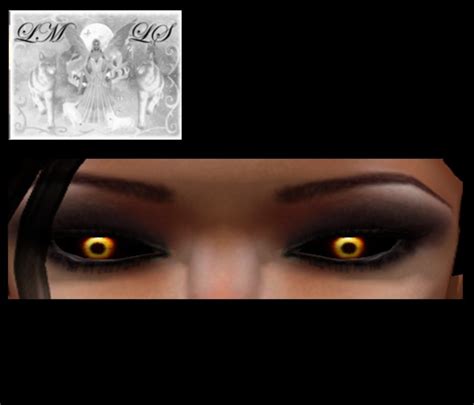 Second Life Marketplace Demonic Eyes On Black