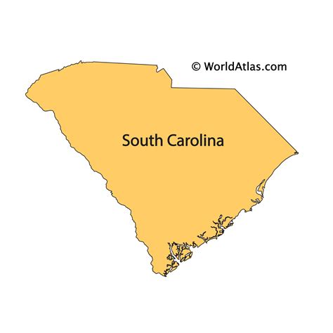 South Carolina Maps And Facts World Atlas