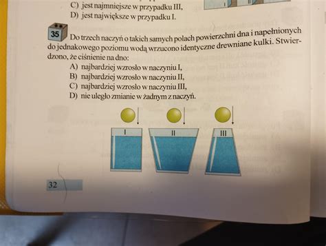 Do Trzech Naczy O Takich Samych Polach Powierzchni Dna I Nape Nionych