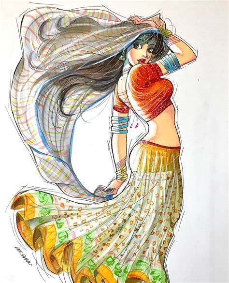 Pin By Maneesh On Painting Fantasy Art Illustrations Indian Art