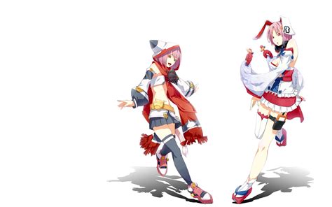 Two Female Anime Character Illustration Hd Wallpaper Wallpaper Flare