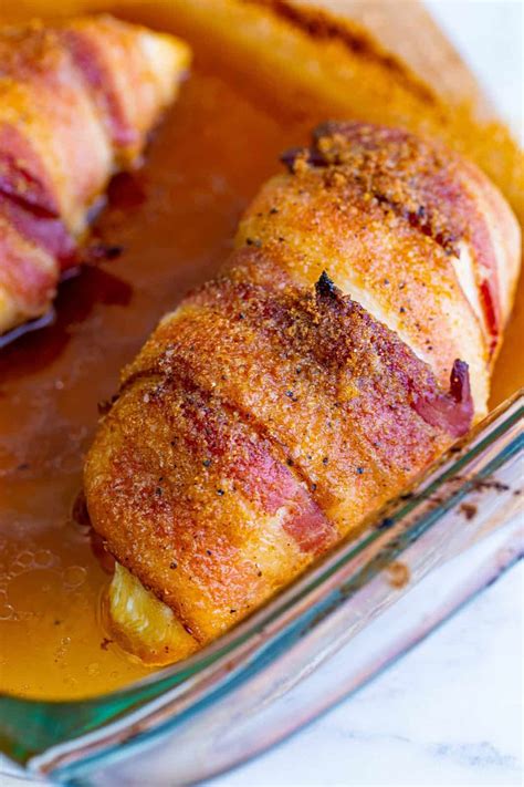 Brown Sugar Bacon Wrapped Chicken The Country Cook