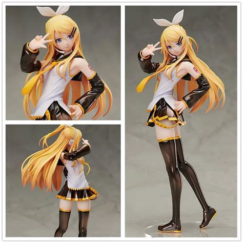 Anime Vocaloid Kagamine Rin 1 8 Scale Painted Sexy Pvc Action Figures Collectible Model Toys