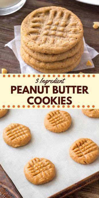 With the right combination of fat and sugar, all you need are three ingredients to make a decent cookie. 3 Ingredient Peanut Butter Cookies | Recipe | Classic peanut butter cookies, Flourless peanut ...
