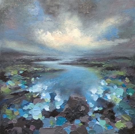 High Water Study Contemporary Abstract Landscape Artist Melissa