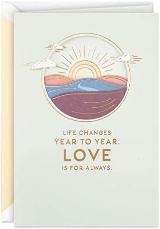 Amazon Com Hallmark Signature Anniversary Card For Husband Wife Babefriend Girlfriend Love