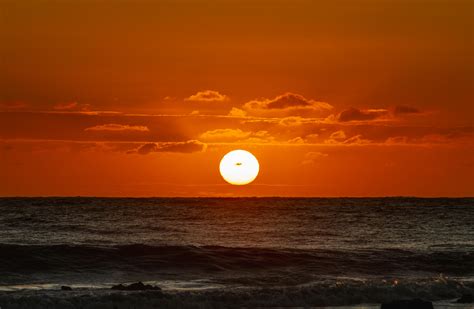 Blue Beach During Sunset · Free Stock Photo