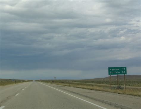 Wyoming Aaroads Interstate 25 Northbound Johnson County