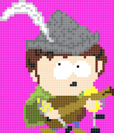 Jimmy Bard South Park Stick Of Truth Pattern Pixel Art Pokemon