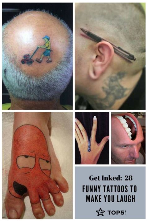 Get Inked Funny Tattoos To Make You Laugh Top Funny Tattoos Fails