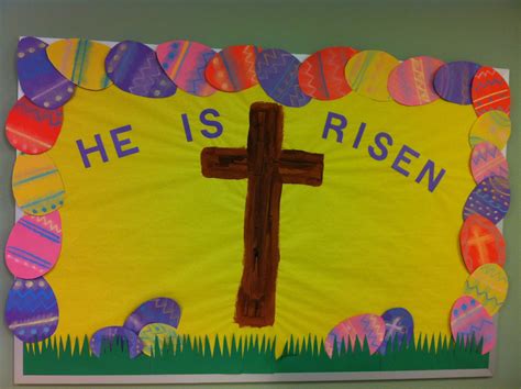Preschool Easter Bulletin Board Christian Easter Ideas