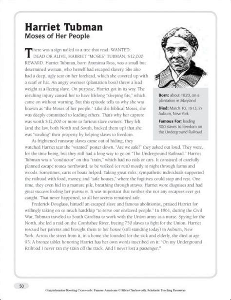 Harriet Tubman Biography Summary