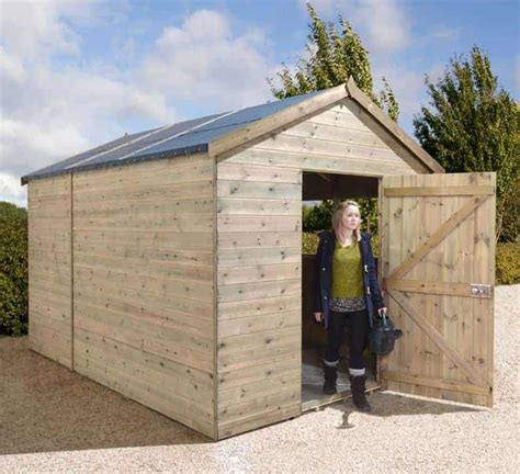 12 X 8 Shed Plus Champion Heavy Duty Combination Single Door Shed