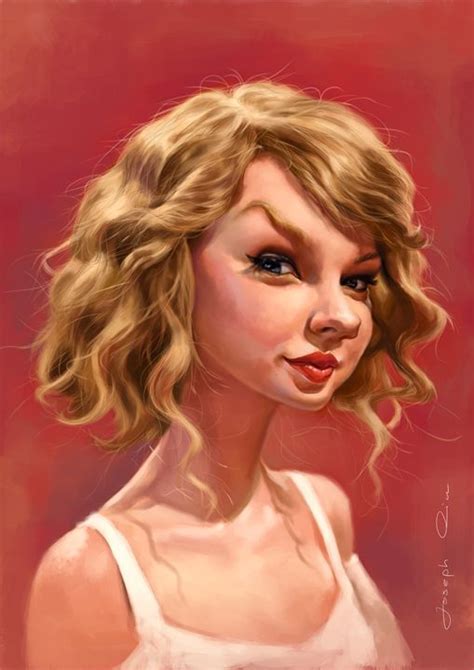 Taylor Swift Celebrity Caricatures Funny Caricatures Caricature Sketch
