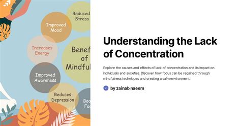 Understanding The Lack Of Concentration