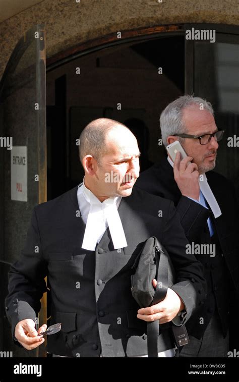 London England Uk Off Duty Barristers Leaving The Old Bailey Central Criminal Court Stock