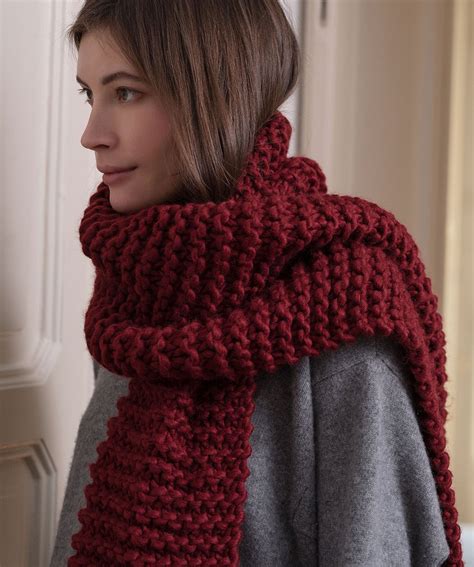Free Knitting Patter For A Chunky Beginner Scarf