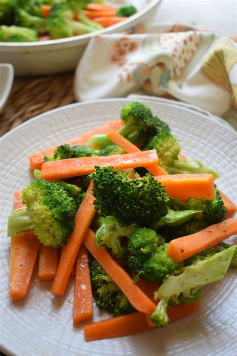 Butter Sautéed Broccoli And Carrots Julias Cuisine