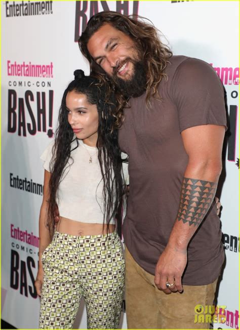 Zoe Kravitz Hangs Out With Stepdad Jason Momoa At Ews Comic Con Bash Photo 4118488 Jason