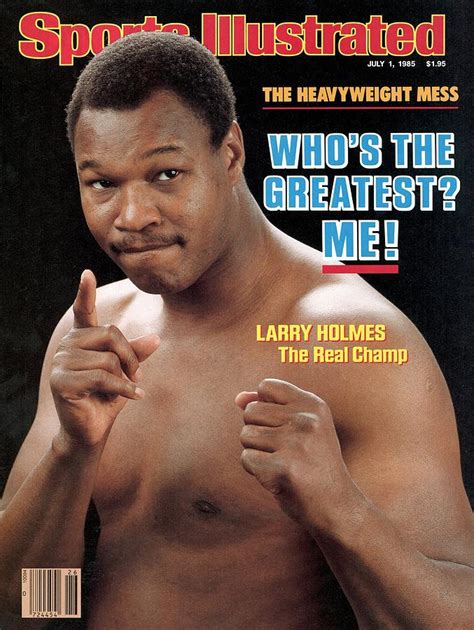 Larry Holmes Heavyweight Boxing Champion Sports Illustrated Cover By