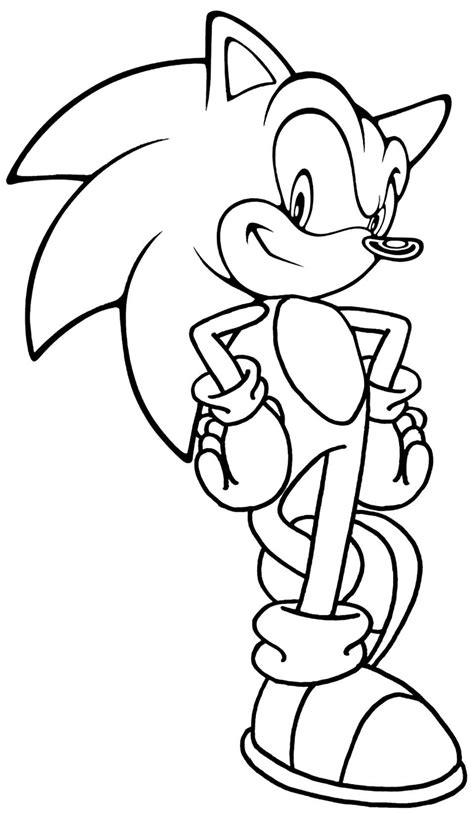Desenho Do Sonic Para Pintardesenho Do Sonic Para Pintar Imagens