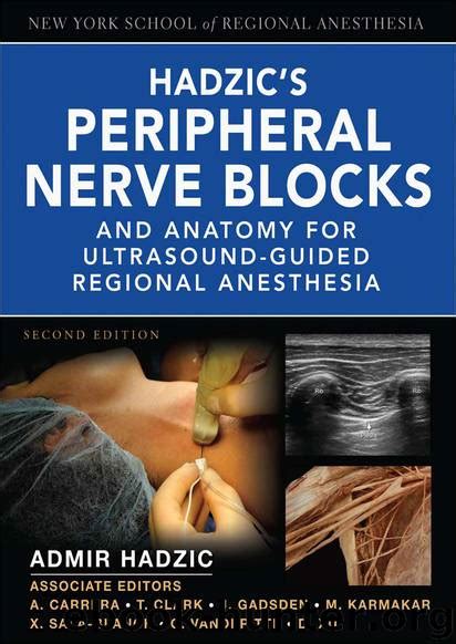 New York School Of Regional Anesthesia Hadzics Peripheral Nerve Blocks