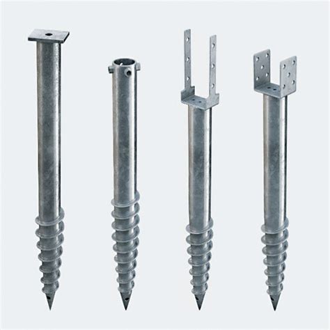 335mm Thickness Helical Screw Piles Steel Foundation Ground Screw