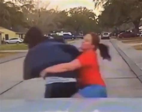 ‘protective texas mum tackles hooded stranger to ground after seeing him ‘peeping through