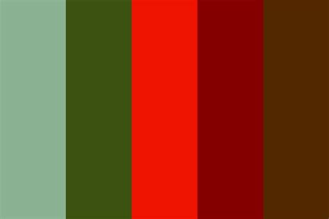 Red Green And Brown Color Palette Colorpalette Colorpalettes