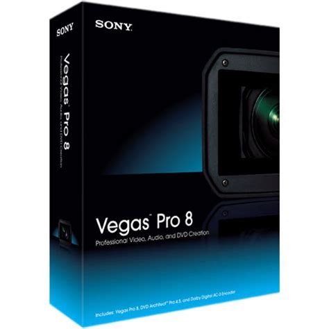 Sony Vegas Pro 8 Video Editing Software For Windows Svdvd8000