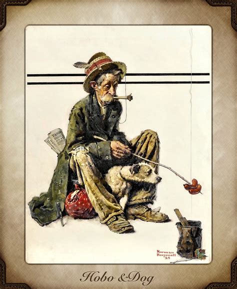 Hobo Anddog Norman Rockwell American Painter And Illustrato Flickr
