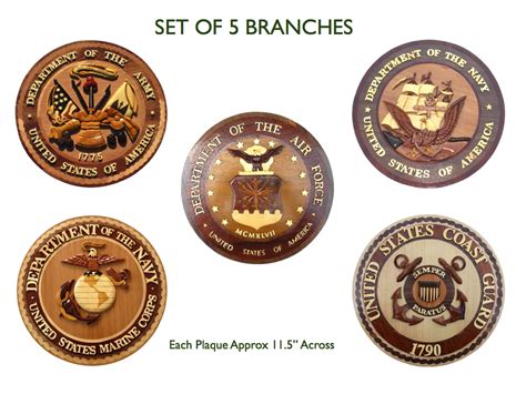 Military Emblems Military Plaques Wooden Plaques