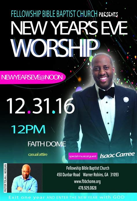 New Years Eve Worship Fellowship Bible Baptist Church