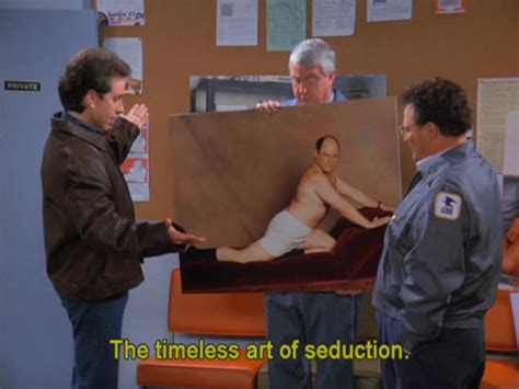 Seinfeld George Costanza Timeless Art Of Seduction Handmalerei Etsyde