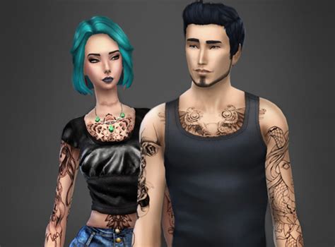 Tattoo Set 2 At Onelama Sims 4 Updates