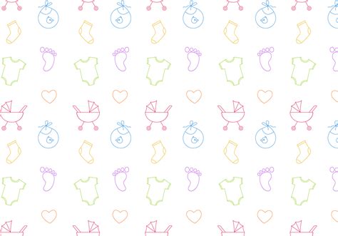 Free Baby Pattern Vector Download Free Vector Art Stock